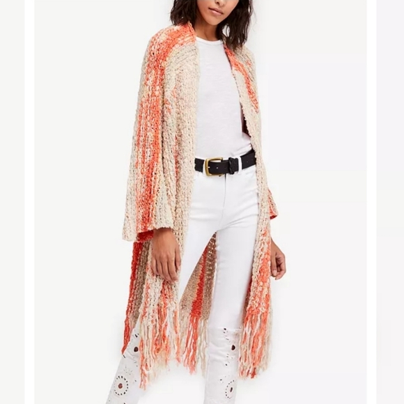Free People Sweaters - Free People Desert Daze Fringe Cardigan Sweater